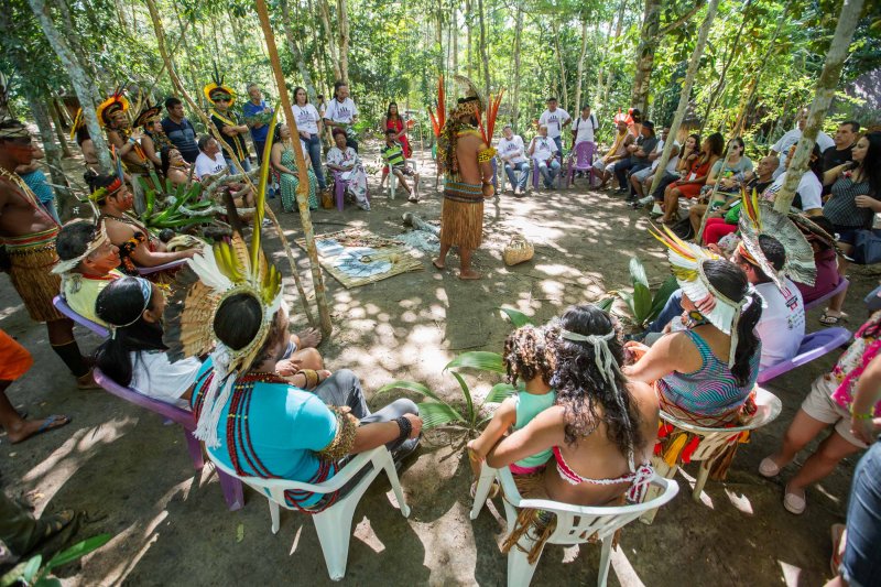 A comunidade desenvolve trabalhos de etnoturismo sustentável, de preservação do meio ambiente e atividades culturais, gerenciadas pelo Instituto Pataxó de Etnoturismo (Divulgação)