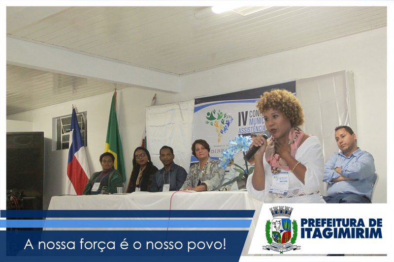 A Assistente Social Sheyla Klicia Silva,  relatou os desafios da Assistência Social e apresentou os 4 eixos que aprimorarão o Desenvolvimento social em Itagimirim