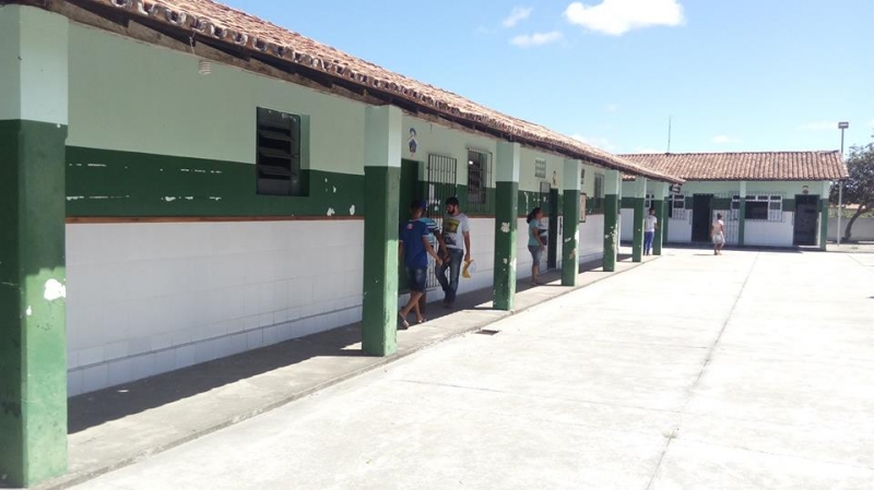 Colégio Estadual Loíde Alcântara Neves em Itagimirim. (Reprodução: Redes sociais)