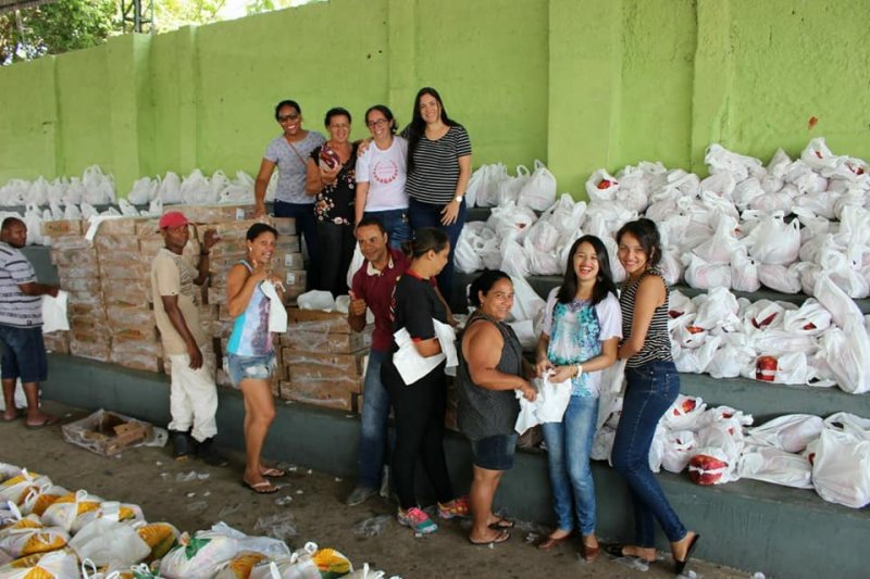 Mais de 2000 cestas básicas foram distribuídas em Itagimirim e União Baiana (ASCOM)