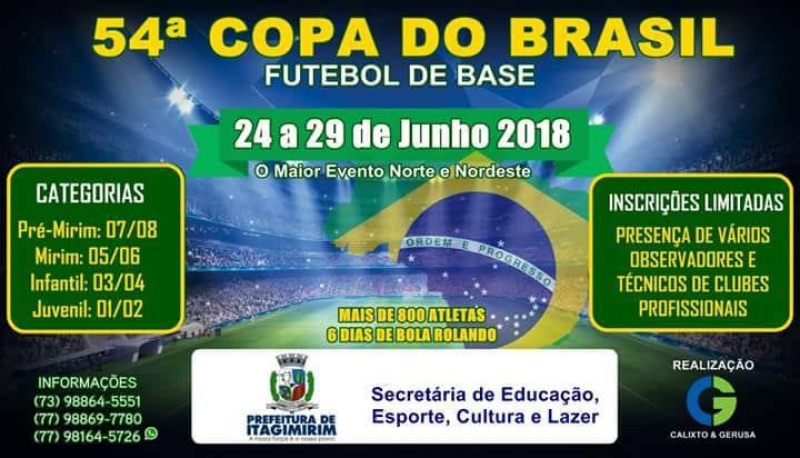 A Copa do Brasil de Futebol de Base é um evento realizado em todo pais. (Divulgação)