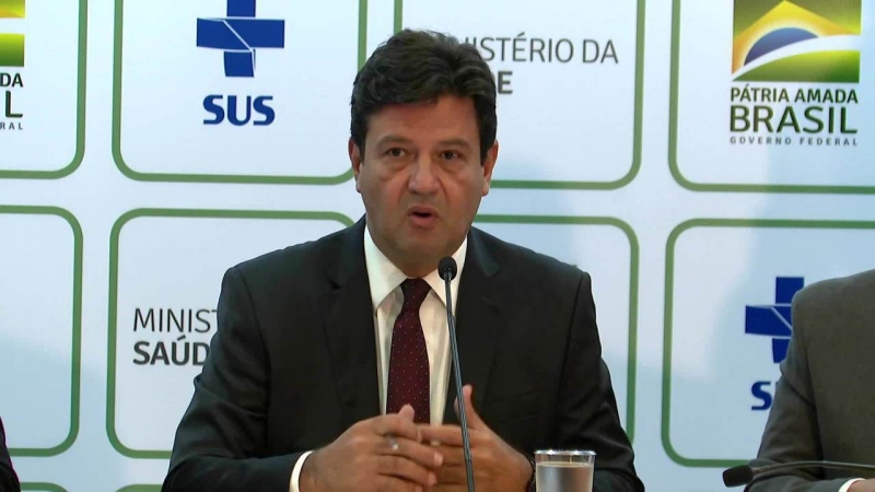 Ministro da Saúde, Luiz Henrique Mandetta. (Reprodução)