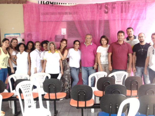 Equipe da Secretaria Municipal de Saúde de Itagimirim. (Foto: ASCOM)
