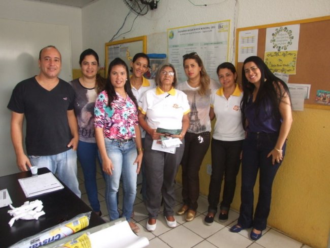 Equipe da Vigilância Epidemiológica da Secretaria Municipal de Saúde de Itagimirim. (Foto: ASCOM)