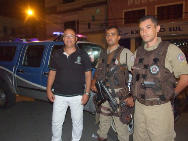Polícia Militar de Itagimirim recebe reforço da polícia de toda a região (Foto: ASCOM)