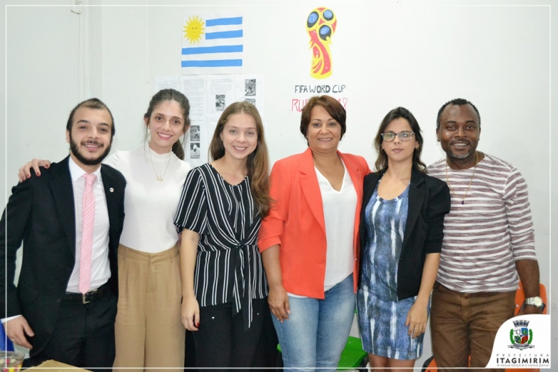 O Secretário de Educação, Valdirinei Nascimento <br />
 e a Prefeita Devanir Brillantino também participaram do lançamento do projeto. (Ascom)