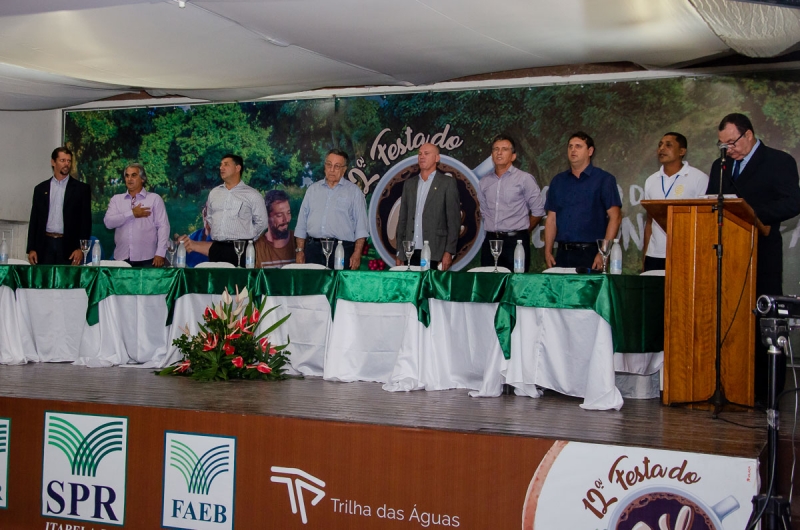 A Festa do Café Conilon reuniu 46 expositores, produtores rurais, autoridades e visitantes de municípios da região. (Imagem: Welisvelton Cabral / Clic101)