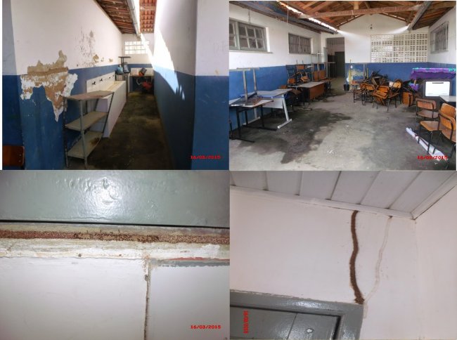 Instalações da Escola Terezinha Ribeiro (Foto: Sivaldo Barbosa/Jequitinhonha News)