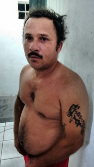 Mascate foi encaminhado para a Delegacia de Polícia a´pos agredir o próprio cunhado. (Foto: Divulgação/PM)