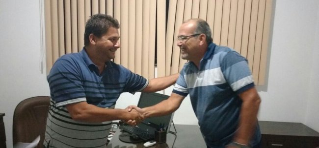 Prefeito Rogério Andrade e o advogado Walter Ferreira. (Foto: Divulgação)