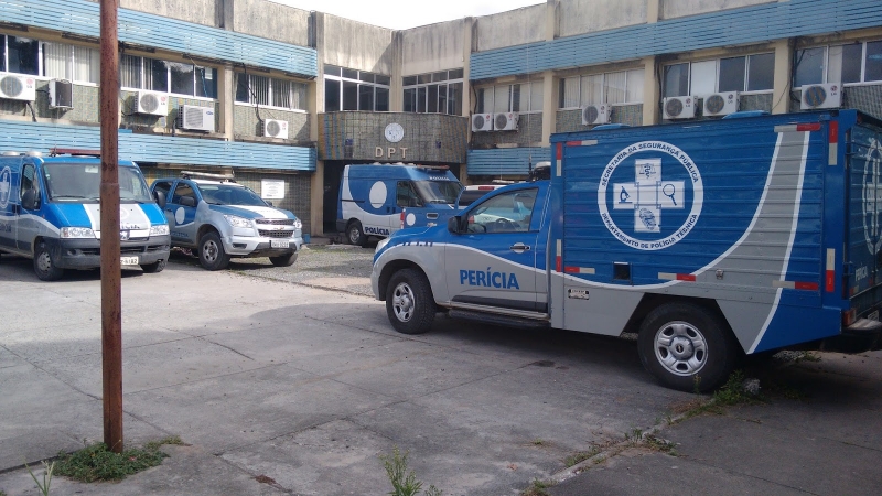 Departamento de Polícia Técnica de Feira de Santana. (Imagem: Reprodução)