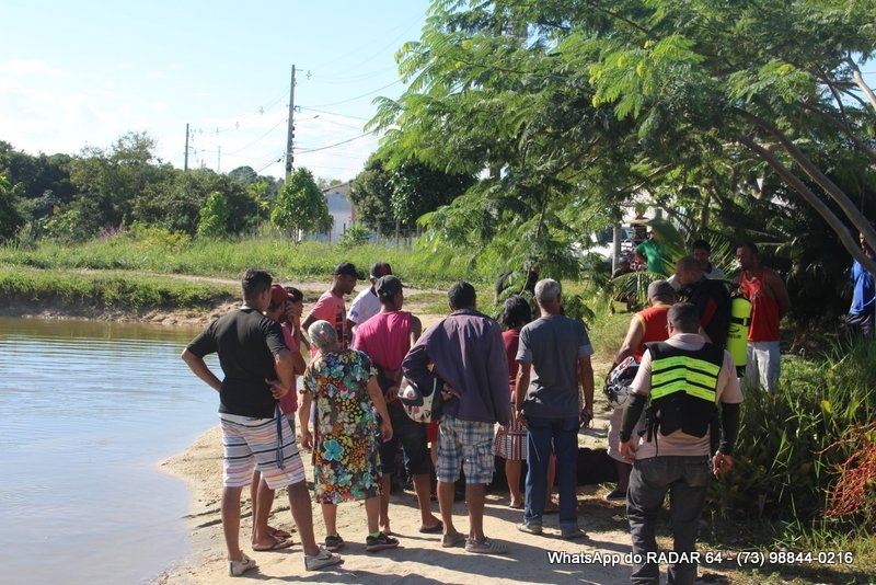 Afogamento aconteceu em lagoa no bairro Colonial. (Foto: Gustavo Moreira/Radar64)