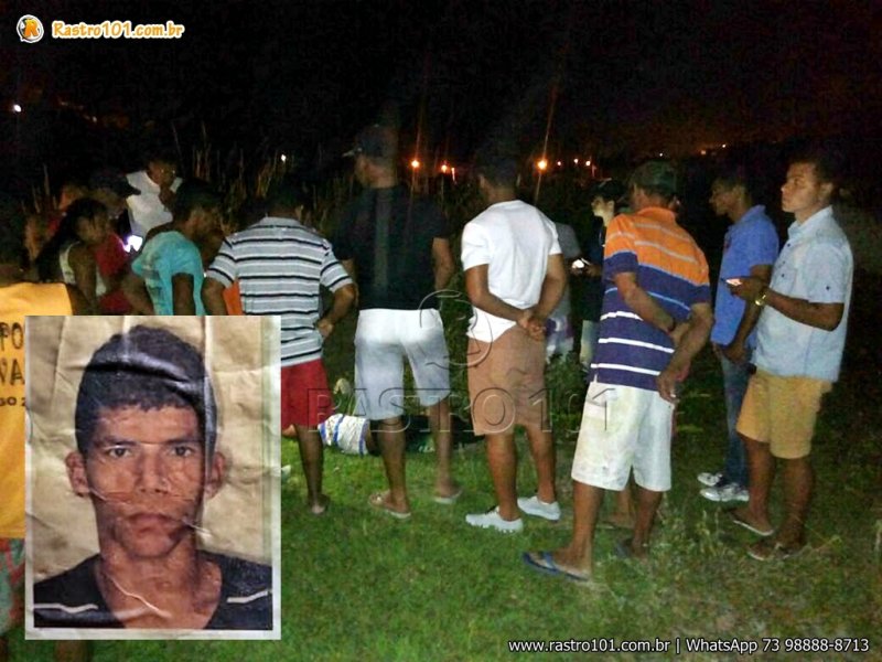 Jovem de 22 anos foi morto com vários tiros em Itagimirim. (Foto: Rastro101)
