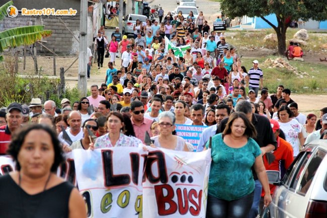 Caminhada reuniu centenas de pessoas que buscam justiça para o Caso Rielson Lima. (Foto: Rastro101)