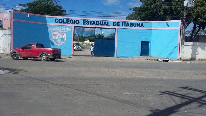 Colégio Estadual de Itabuna, local do ocorrido. (Reprodução)