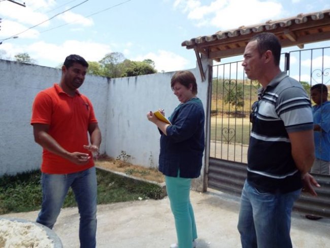 Técnicos visitaram o distrito de União Baiana. (Foto: Adson Oliveira/Rastro101)
