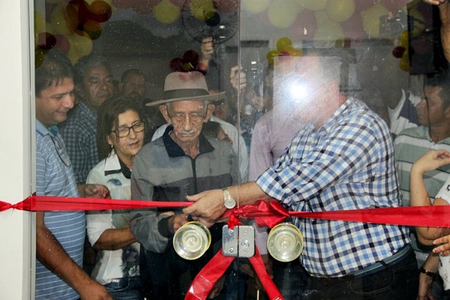 No mesmo dia da entrega das casas, o PSF Judite Rodrigues foi inaugurado. (Foto: Tim/ASCOM)