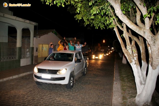 Carreata percorreu as principais ruas de Itagimirim