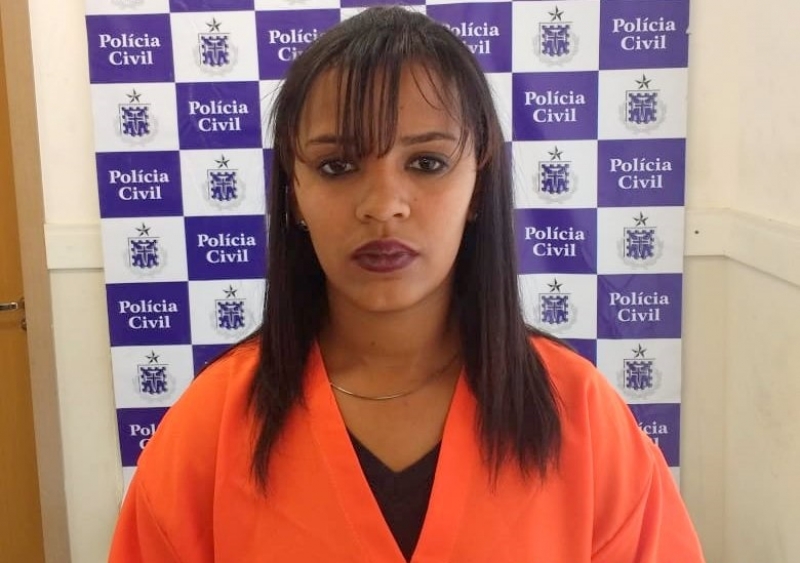 Isabela Evangelista da Silva foi  presa em flagrante. (Divulgação/Polícia Civil)