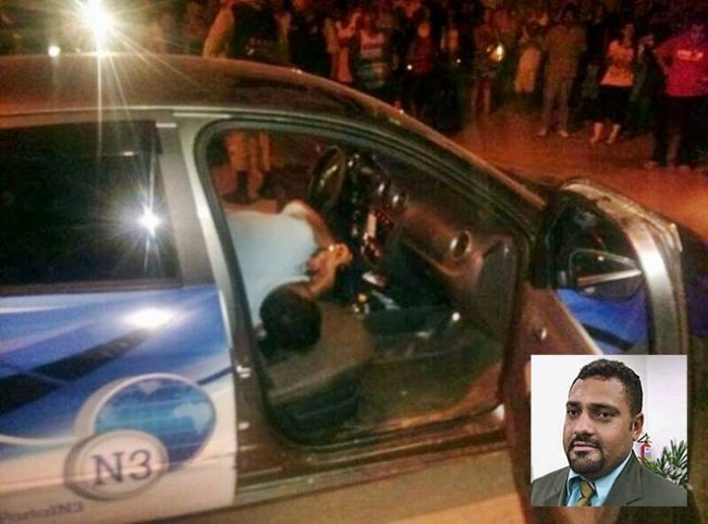 Gel Lopes foi morto em seu veículo. (Foto: Rastro101)
