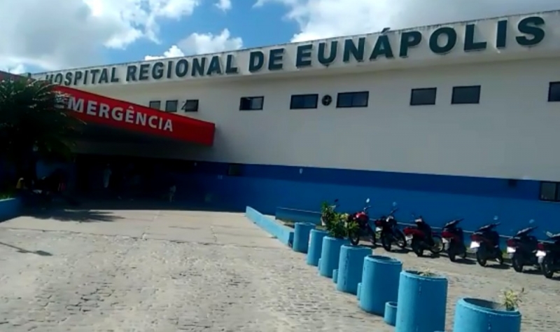 Hospital Regional de Eunápolis. (Reprodução: TV Santa Cruz)