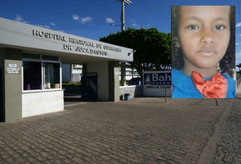 Criança ficou internada por quatro dias no hospital em Guanambi. (Imagem: Reprodução)