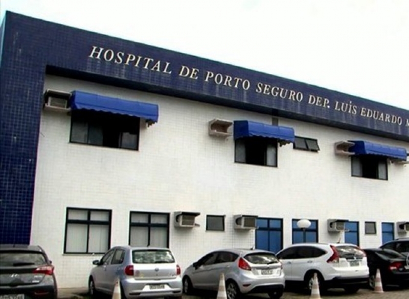 Vítima foi transferida para o Hospital Luis Eduardo Magalhães na cidade de Porto Seguro. (Reprodução: Internet)