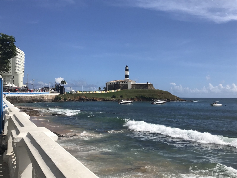 Farol da Barra um dos principais pontos turísticos de Salvador — Foto: Tiago Caldas/Ag Haack