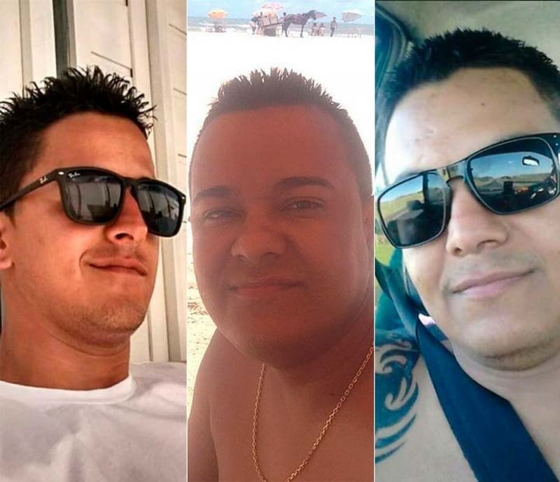Vítimas foram identificadas como os irmãos Bruno, Cláudio e Reures. (Imagem: Facebook)
