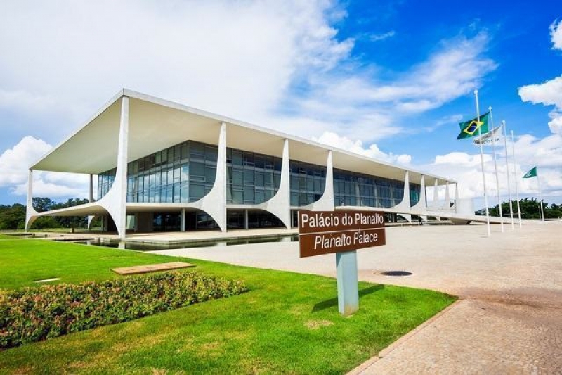 Palácio do Planalto, sede do poder executivo no Brasil. (Imagem: Reprodução)