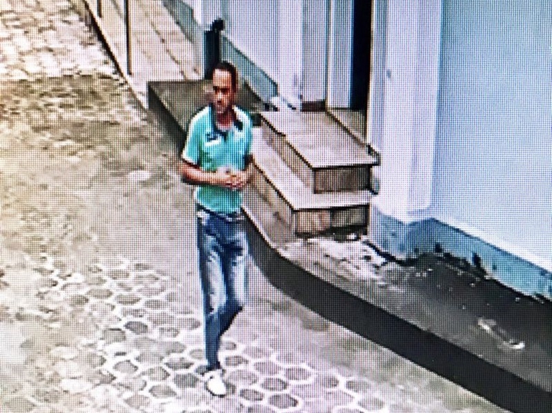 Júnior foi identificado com a ajuda das câmeras de segurança da igreja (Foto: Divulgação/ Polícia Civil)