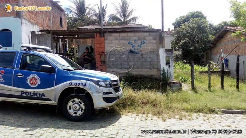 Crime aconteceu em uma casa abandonada na Rua 11, em Itagimirim. (Foto: Rastro101)