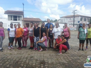 Equipe do NASF promove atividades físicas com grupo da Melhor Idade