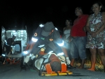 Jovem ferido em acidente de moto na BR-101 próximo ao sem-terra