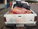 Quase 600 kg de carne abatida clandestinamente são apreendidos em Itagimirim
