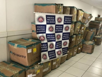 Polícia apreende carregamento de mercadorias roubadas em Porto Seguro