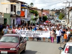 Morte de Rielson: Manifestantes fazem caminhada e fecham rodovia em Itagimirim