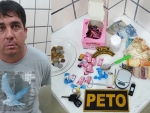Homem é preso com cocaína em Teixeira de Freitas