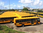 Deputado entrega 133 novos ônibus escolares com o governador Jaques Wagner