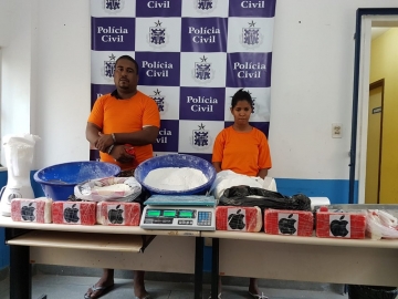 Polícia desarticula laboratório do crime e prende duas pessoas na Bahia